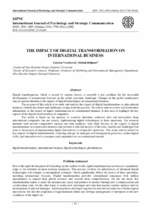 Digital Transformation on International Business