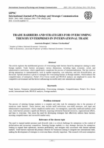 trade barriers strategies international enterprises